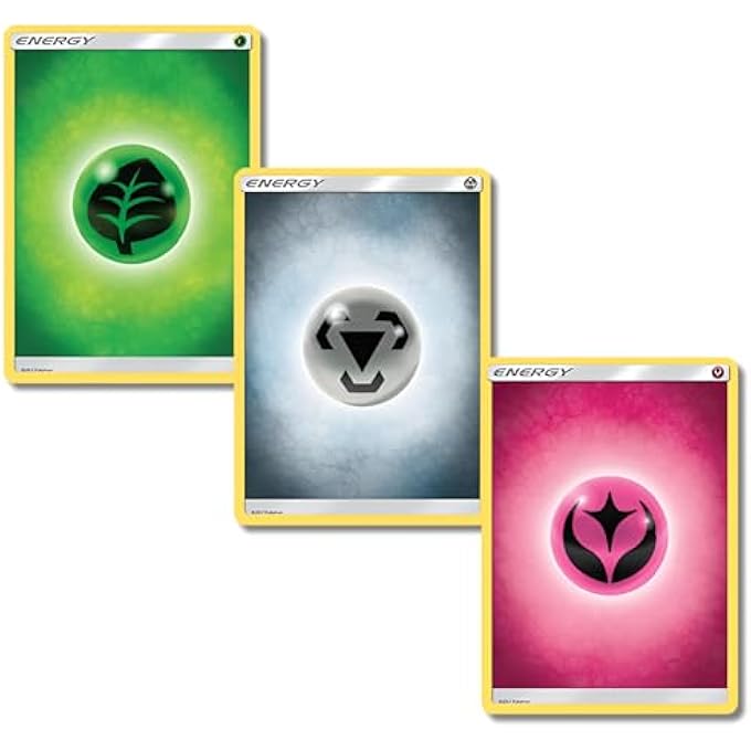 rayihni POKEMON TCG: 90 BASIC ENERGY CARDS LOT: 10 OF EACH TYPE - Image 4